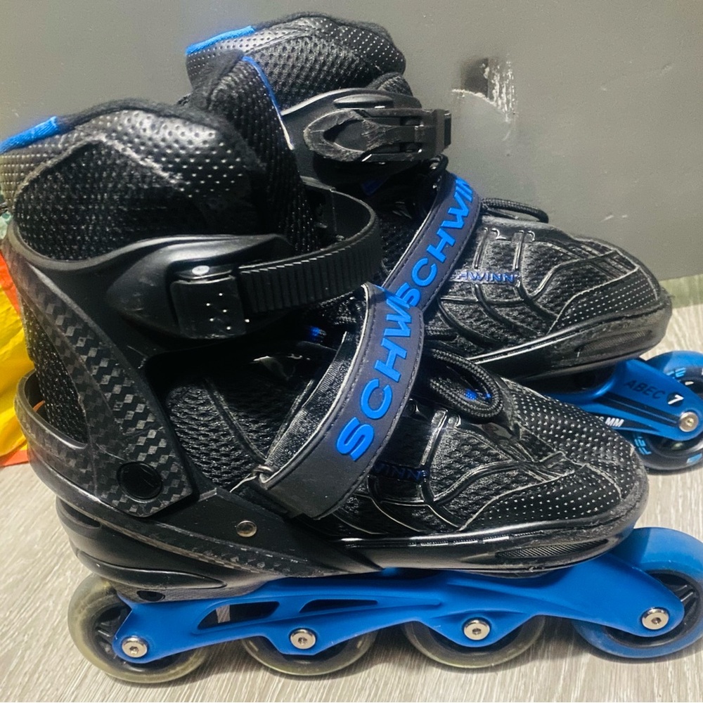Schwinn Inline Skates – Black/Blue | Size 8 | Great Condition